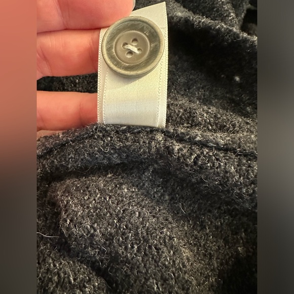 EXOFFICIO Shawl Collar Sweater Charcoal Gray Soft Knit Pullover Style Wool REI - Picture 8 of 11